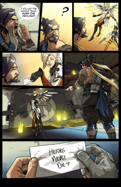 overwroughtfan:  tomfurber:    2 Page Overwatch comic, based on this. Get rekt Hanzo.    This happens once or twice per payload match tbh. 