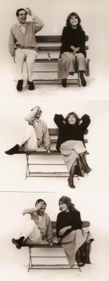 penyezperev:   Jeanne Moreau and François Truffaut on the set of Jules et Jim (1962)   