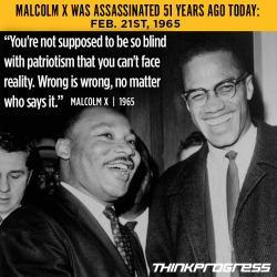 think-progress:  A life taken too soon, powerful words of wisdom from Malcolm X 