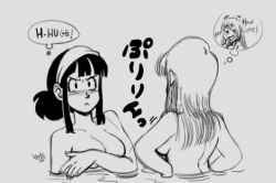 What’s not to love about boob envious Chichi?Art by Yoto