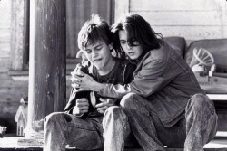 color-me-not:  sadsmoker:  shingeki-no-fucking-shit:  lustire:  cloudradical:  cloudradical:  Young Johnny Depp and Leonardo DiCaprio in What’s Eating Gilbert Grape  I literally posted this like yesterday afternoon it got so many notes so quickly  because