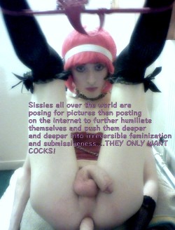 sissyguru2:  colleengirlclitty:  Come out, Sissy!  Come out of the closet!  http://sissyguru2.tumblr.com/