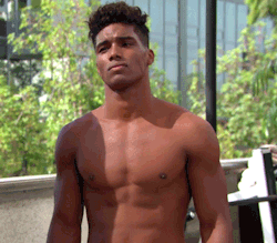 essfitcee:  gaymerwitttattitude:  Rome Flynn as Zende Forrester Dominguez (The Bold &amp; The Beautiful)   my life is got! 