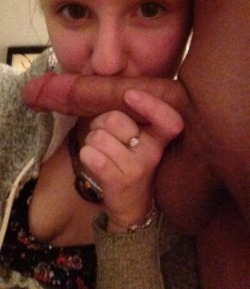 cumcoveredashley:  When my sister sent me this picture of her kissing my best friends cock (also my favorite cock to play with) at first I was mad But then I understood I now have a reason to share this pic of her, fuck you Danielle❤️ Sadly I have