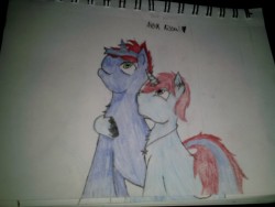 ask-valentine-whisper:  unfortunategod Neck Kissys from the blue lil butt  Look at this tiny cute little nerd kissing my neck ♥(x3 THANKS VALENTINESLIJKFLKEJ! THIS IS ADORABLE! CHRISTMAS ON TUMBLR AS BEEN MORE LIKE VALENTINE DAY XD THE IS KISSING EVERYWHE