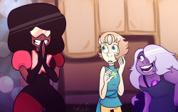 the-jester-queen:  Garnet is just a pair of proud “Mother’s”
