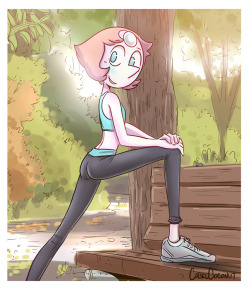Pearl at the park