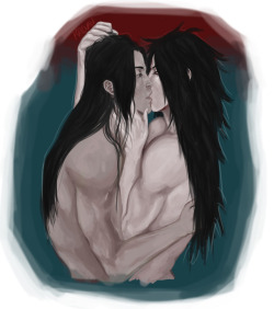 Some sketchy Madara/Hashirama to get me back into the speed of process videos