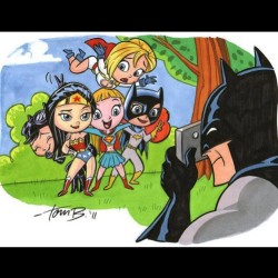 #batman #wonderwoman #batgirl #supergirl