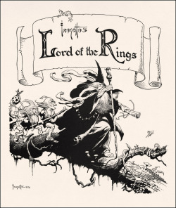 fer1972:  Lord of the Rings illustrated by Frank Frazetta in 1975 