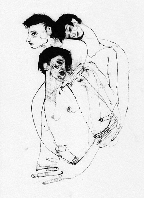  Marina González Eme, Black Ink series, Ink porn pictures