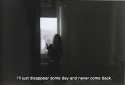 you could disappear &amp; no one would notice | via Tumblr on We Heart It.