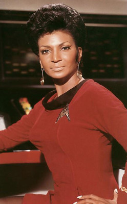 superheroesincolor:  Nyota Uhura (Nichelle Nichols)   //  Star Trek “And Uhura, whose name means freedom. She walks in beauty, like the night.”– Ambassador Kollos Nyota Uhura was a female Human Starfleet officer in the 23rd century. She served