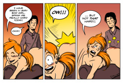 kinkycomics:  I am a pussy in spanking sessions :-)