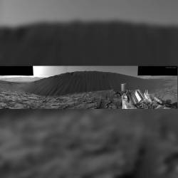 A Dark Sand Dune on Mars #nasa #apod #jpl #caltech #mars #planet #sand #dune #curiosity #rover #probe #solarsystem #space #science  #astronomy