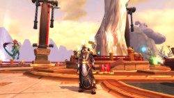 This set has grown on me. Back in Cata I hated it, mostly because it didn&rsquo;t really say &lsquo;priest&rsquo; to me (Not very many sets lately have). But with the Pandaria color scheme it looks nicer, probably because this just looked off in front