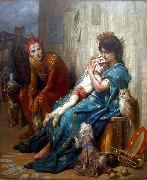 Paul Gustave Dore - Artistes errants - 1874https://painted-face.com/