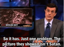 lovestruckhufflepuff:  malapropsbookstore:  infinitywhale:  gunpowderchant:  Get your facts straight, CNN.  If you didn’t know, Stephen Colbert is a literal expert on Lord of the Rings. He went onto the sets of one of the films and managed to beat the