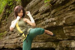 petitesnuggery:  Some Korra previews from yesterday. The pic with the big tree has nothing to do with either set. I just went, “OMG this tree is cool so take a picture of me touching it!!!!”