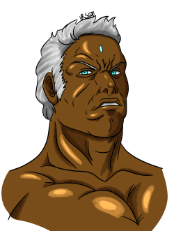 I went over my Urien sketch in sai. Unblended (Right) and Blended (Left). I sort of like the aesthetic feeling of harsh, unblended shading and lighting, but I know blended shading and lighting is more appealing and comforting to the eye. 