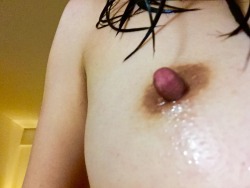 Little wet nipple just wanna say: come lick