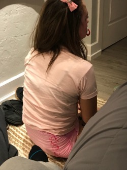 patootie86ab:Pouty @bby-lttl-spc before wetting becuz she “doesn’t have to anymore”.. fast forward to shy babygirl with wet diapee butt