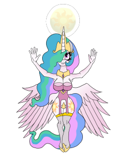 This is my thank you for Wicked for drawing one of my Really old pictures and in turn i tried to draw THEIRAmazing celestia picture  (Transparent in case you wanna rub her on yo dashboard)