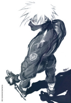 kejablank:  Don’t mess with meDon’t mess with Kakashi when his boiling point is low.Quick digital speedpaint today. I had to do it …. don’t ask me why ….;-)…I just had to do it.© Original character Hatake Kakashi by Masashi Kishimoto© Artistic