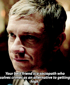 sevenpercent-stronger:  What I love about this is that it’s the ‘real’ Sherlock, and while he hasn’t hidden who he really is from John in the past, this is when he’s really ADMITTING for the first time, not just telling. He’s not telling John