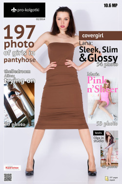 Lana posing in glossy pantyhose and slim Wolford Dress.in pro-kolgotki February 2014 issue.see all pages&rsquo; preview here download FULL issue  more previews here pls support our project:  purchase the magazine  reblog   share with friends