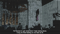 life-fleeting-and-not-eating:  fuckingcockstars:  dunrath:  Bring Me The Horizon - Can You Feel My Heart [x]  are those fan letters in the back?? that’s too precious.  I always thought they were suicide letters cause it looks like there’s a hanging