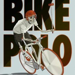 hizokucycles:  Bike Polo illustration by  @monocefalus_ check him out.  #illustration #ilustracion #bicicleta #ciclismo #cycle #bike #bikelife #bikepolo #cycling #biking #cycleart #digitalart #art #design #diseño #graphicdesign  #art #tourdefrance #bike