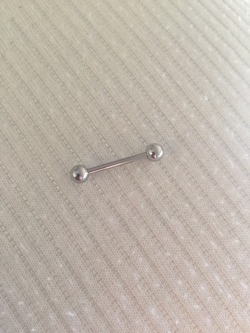 This used to be in my nipple and it fell out. I don&rsquo;t wanna go through the pain of having it repierced so I&rsquo;m back to having a boring nipple with no bling