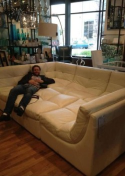 aheartinthestars:  fgts-ahoy:  glamorouslyundead:  acruelultimatum:  think of all the sex you could be having with this couch and by sex i mean lying down alone on it while you watch episodes of your favorite tv shows on netflix   Fuck.  gimme this couch,