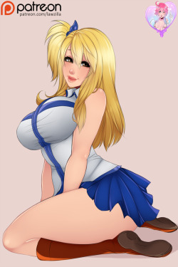  Finished comm Lucy Heartfilia from Fairy Tail :3All versions up on   Patreon!