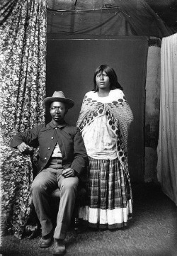 Blackhistoryalbum:  African American Buffalo Soldier And His Native American Wife.