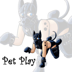 mommy-and-puppy-princess:  diaperwruff:  Yes! I am very into pet play ;-) Wruff ruff ruff! Art by LordDragonMaster - lorddragonmaster.deviantart.com PaddedTails.com  *dances around happily* -Sophie 