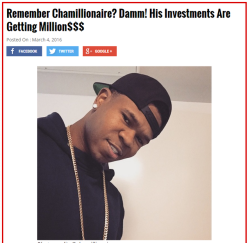 porn-and-social-justice:  lagonegirl:     So, if you’re a fan of Southern hip-hop, then you know Chamillionaire has always been about his paper. And although he’s been a little incognito from the rap game for a long while, his bread is also looking