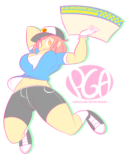 alilionheart:  theycallhimcake:  Justice, delivered hot n’ fresh in 30 minutes or less. Just something quick for the rad Pizza Girl Adventures comic. ‘w’/ (by this guy).   Super cute and love those shorts yoga shorts ^_^