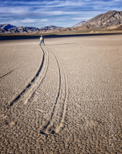Photographers Rule #6  Zoom with your feet The Racetrack Playa, Death Valley National Park-jerrysEYES satire at the photographers expense