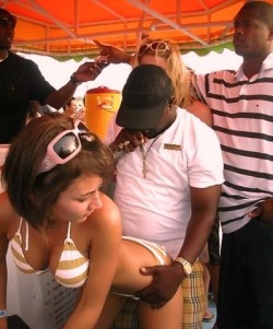 wimpywhiteneedsneutered:  tc6569:  sizequeenconfessions:  Most girls go on spring break to fuck college boys … I go for the locals and their big black cocks!  Malia   pretty sure thats what most white girls hope for on spring break to be honest. Claimed