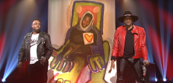 dynastylnoire:  the-movemnt:  On Saturday, A Tribe Called Quest took the Saturday Night Live stage for the first time in their 26-year history to deliver one of their most devastating and necessary messages they ever have. “Stand up, touch somebody