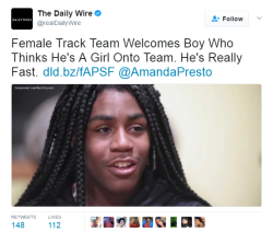 veryfemmeandantifascist: destinyrush: WTF “boy who thinks he’s a girl”?! She IS a GIRL. Period. Love and protect black trans girls! Her name is andraya yearwood and her parents fully support her althetics.  