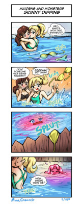 Maidens and Monsters - Slimegirl 3Part 1 here. Part 2 here.Support me on Patreon so I can keep making more comics like this. ^_^