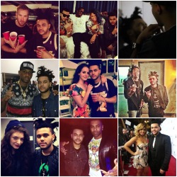 theweeknddaily:  Abel x Celebs   This is just too much.