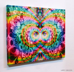larrycarlson:  Awesome Energy by LARRY CARLSON  Size: 16x20in canvas, 1 1/4” side profile Printing is on a specially-coated matte canvas with ultrachrome inks. Pigment print to canvas coated with an acrylic UV varnish. Color fast up to 200 years. Artwork