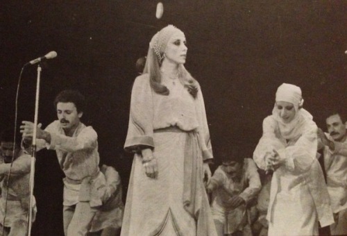 nohummus:  fairuzvevo:  Fairuz live at the Olympia, Paris, May 3 and 4, 1979.  Our Queen Fayrouz !  <3
