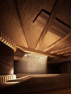 jakiiiro:  Photographs taken inside musical instruments making them look like large and spacious rooms. mierswa kluska. 
