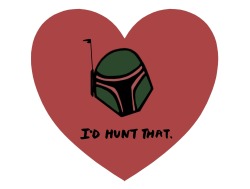 ginger-sith:  archaic-soul:  Star Wars valentines by Anne LaClair For the Star Wars fan in your life. Or your awesome self.  Cute