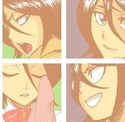 amefutte:  Rukia Kuchiki: Random facial expressions [Part